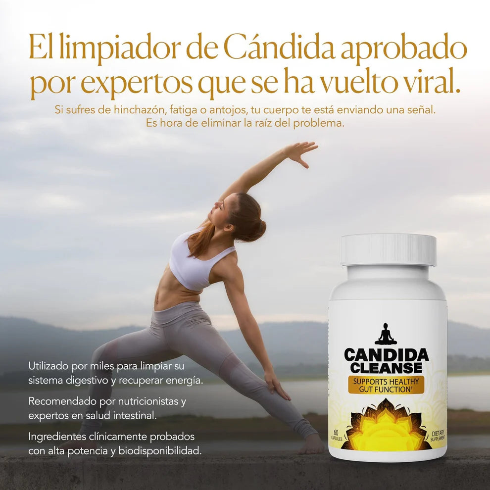 CANDIDA CLEANSE (Detox Natural para Eliminar Hongos, Hinchazón y Fatiga)