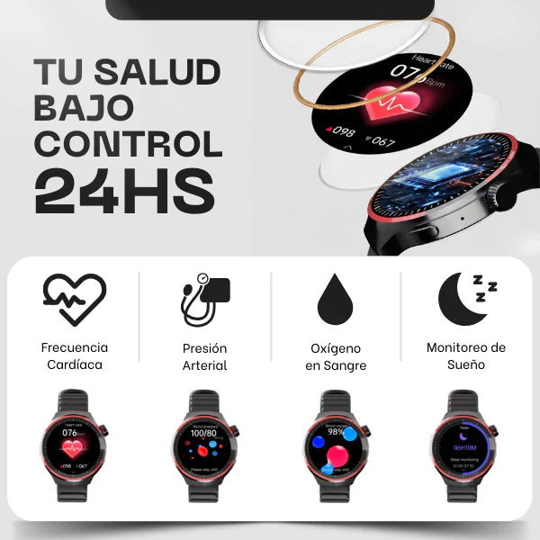 Smartwatch Deportivo (🔥 INCLUYE CORREA GRATIS 🎁)