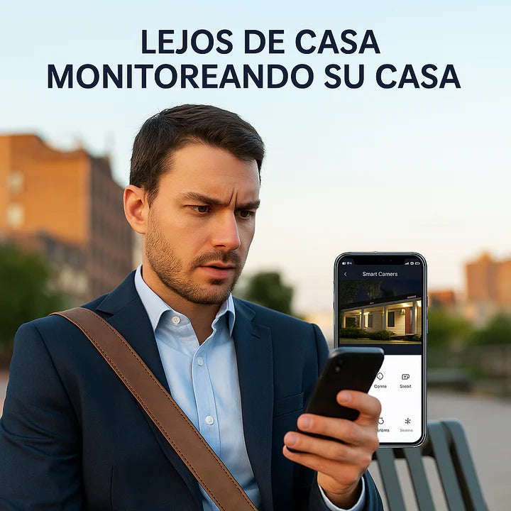 FOCO CAMARA DE SEGURIDAD 360° FULL HD VISION NOCTURNA (Black Friday)