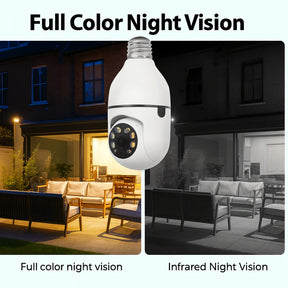 FOCO CAMARA DE SEGURIDAD 360° FULL HD VISION NOCTURNA (Black Friday)