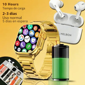 Combo: Serie 9 Ultra + Auriculares Air Pro 3 (7 Pulseras + Estuche) ✅