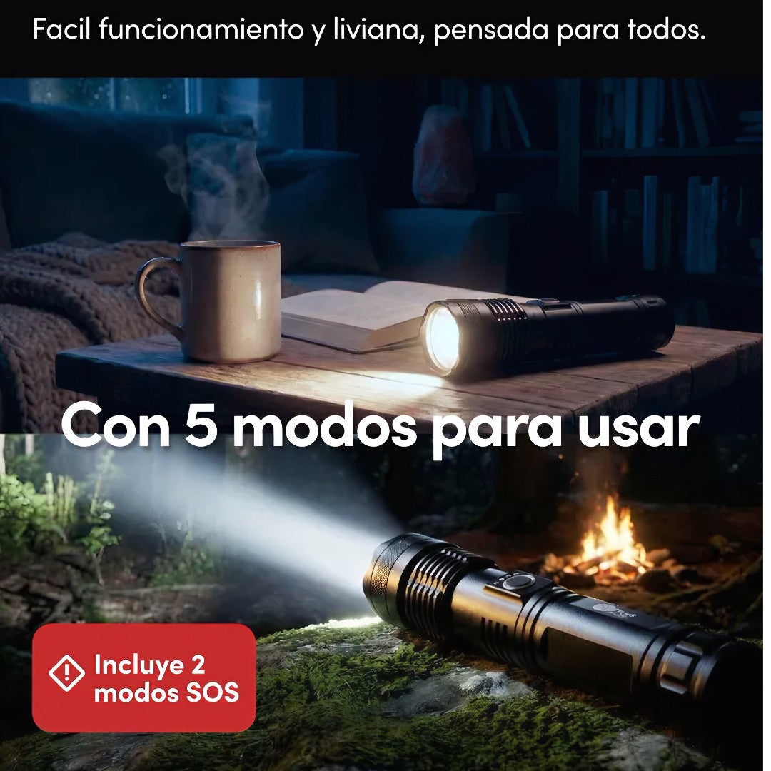 Linterna Láser Titanium PRO – Ultra Potente