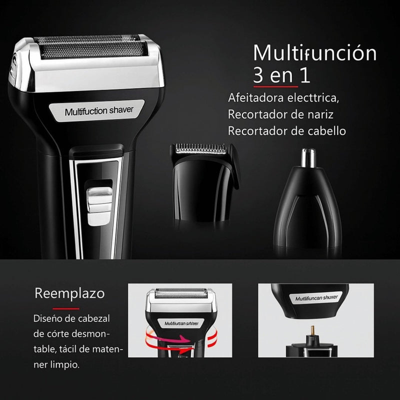 AFEITADORA 3 EN 1 RECARGABLE 💎(últimas unidades) - Tienda