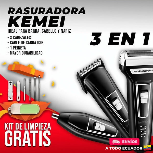 AFEITADORA 3 EN 1 RECARGABLE 💎(últimas unidades) - Tienda