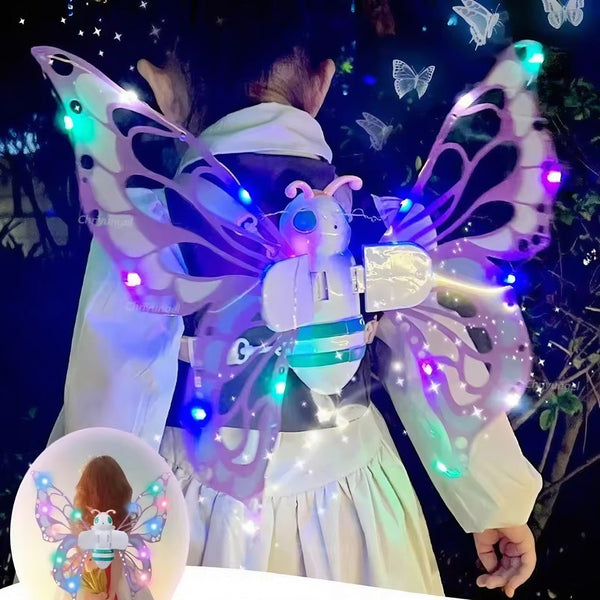 Alas de mariposa electricas con luces - Tienda